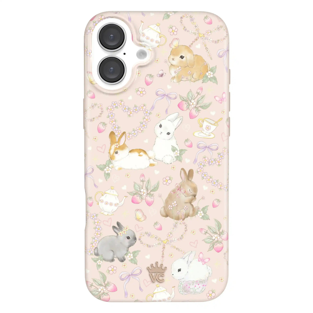 Bunnies & Bows iPhone Case