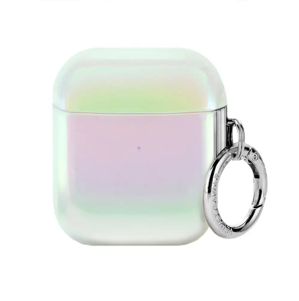 White Opal Airpods Case