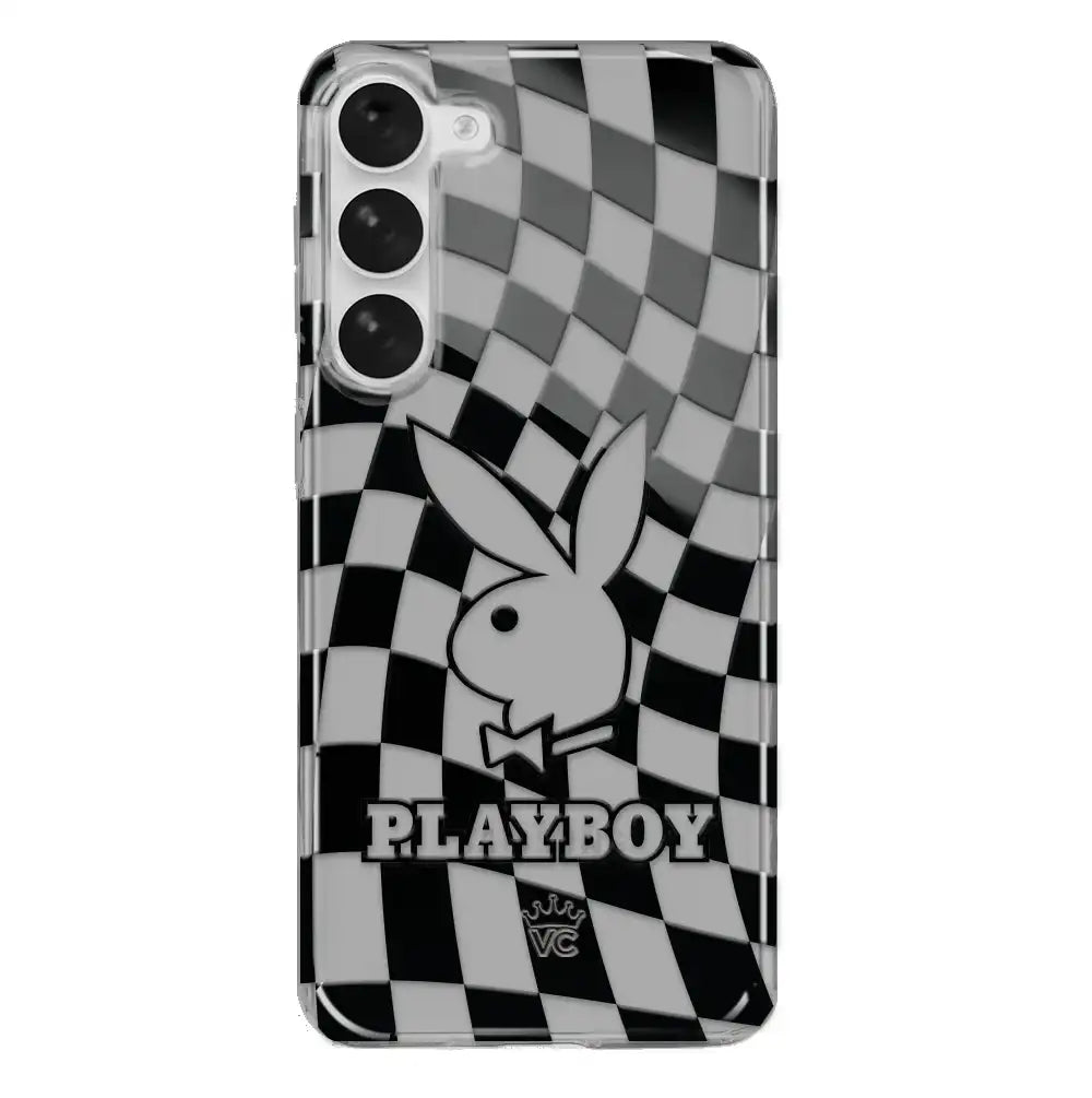 Playboy Checkmate Clear Samsung Case