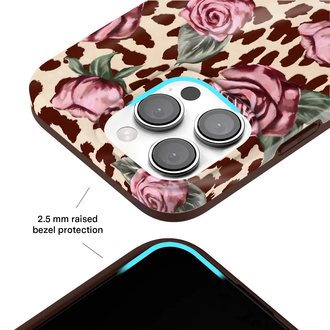 Rosy Leopard iPhone Case