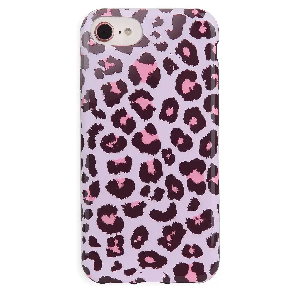 Purrfect Pink Leopard iPhone Case