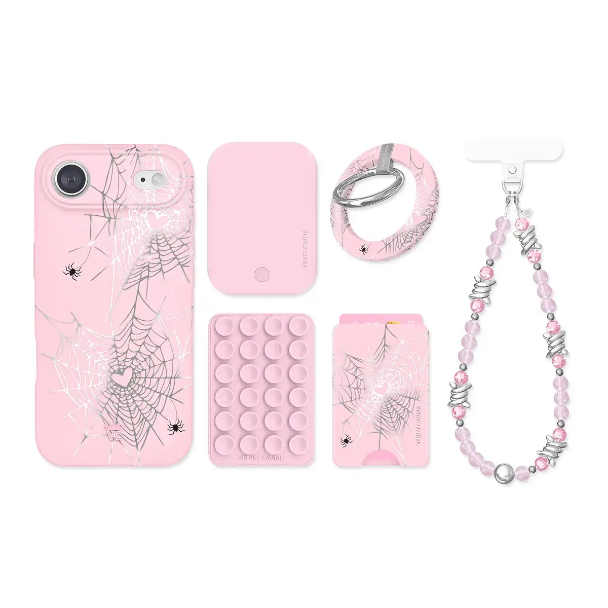 Widow’s Web Chrome iPhone Bundle Set