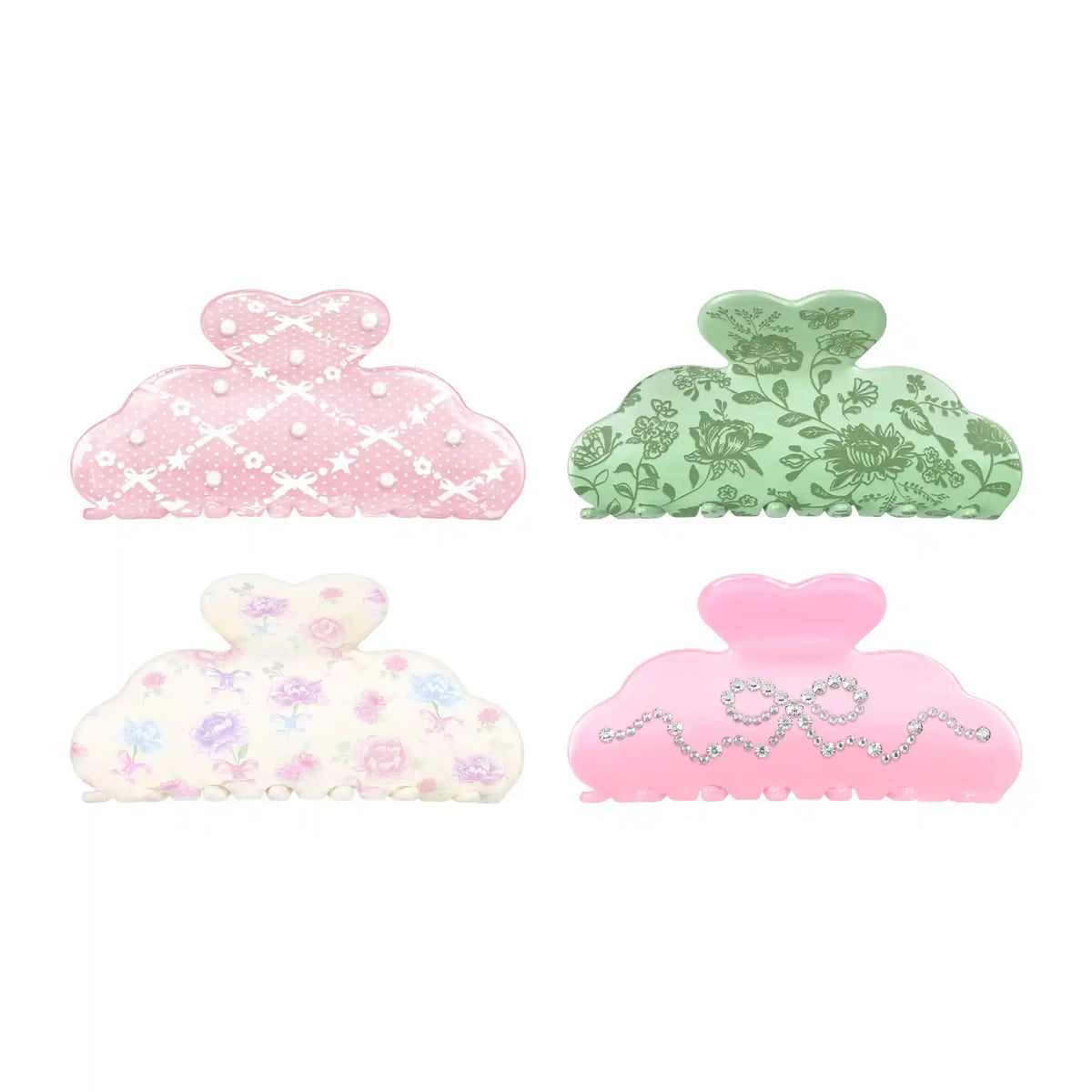 Spring Whimsy Hair Clip Bundle