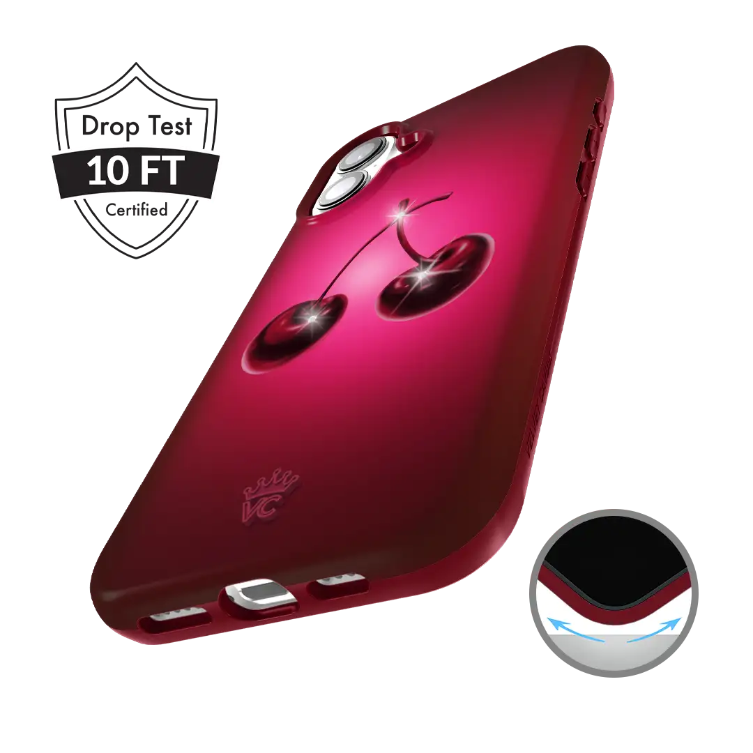 Black Cherry Crystal iPhone Case
