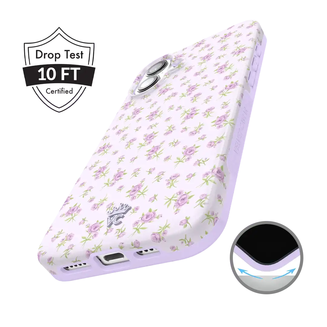 Dainty Lilac Floral iPhone Case