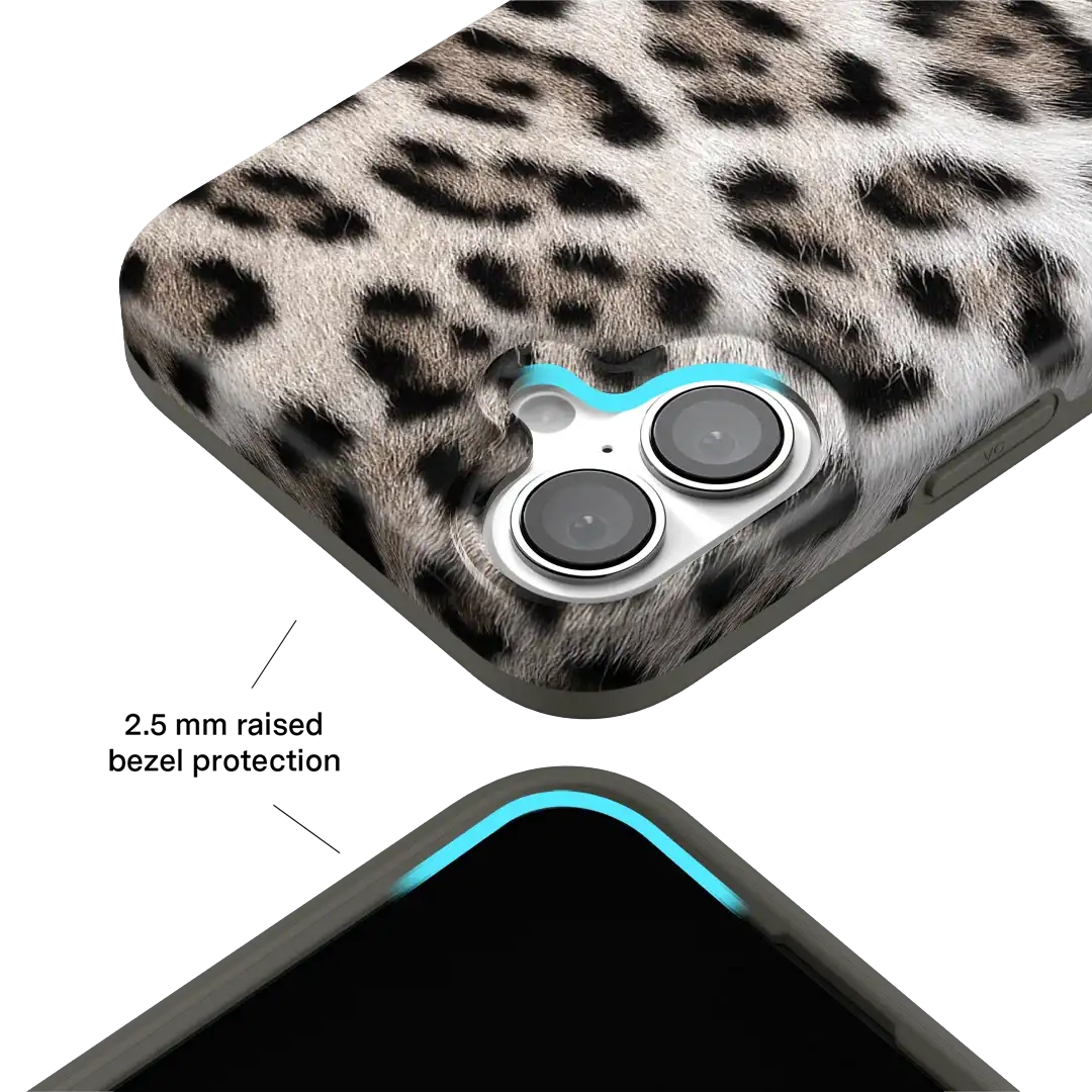 Arctic Leopard iPhone Case