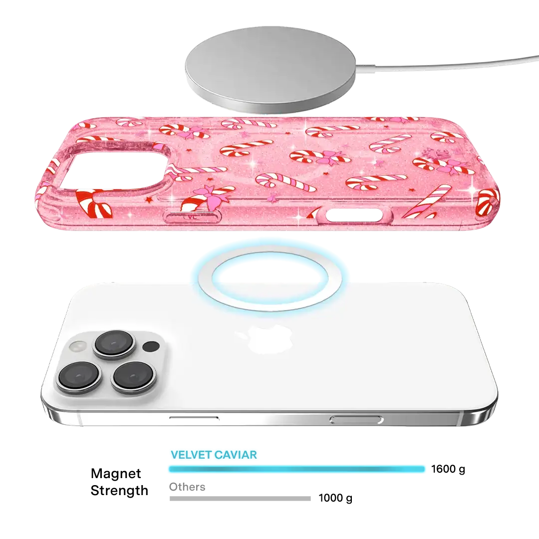 Pink Peppermint Princess iPhone Case