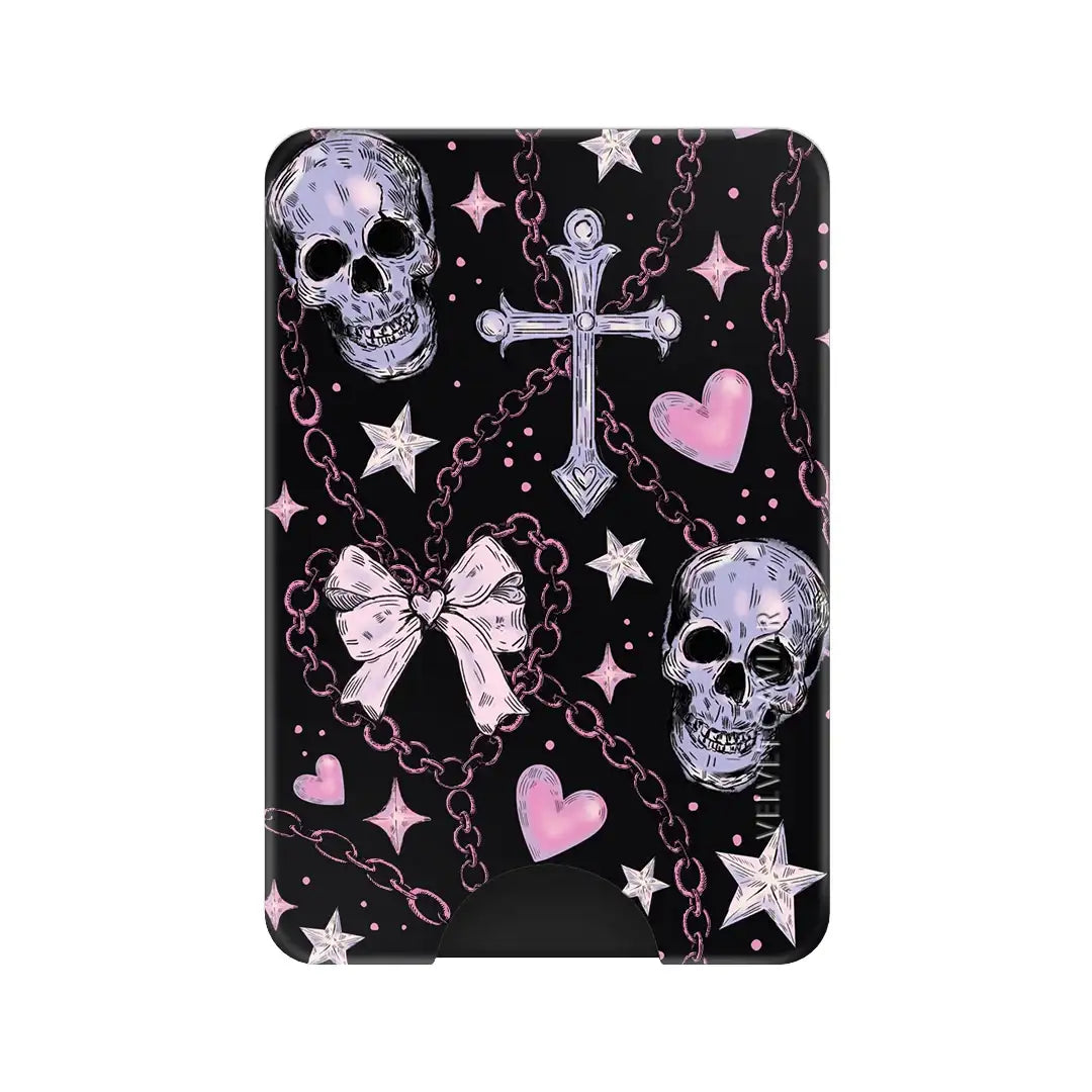 Pretty Punk Skulls MagSafe Wallet