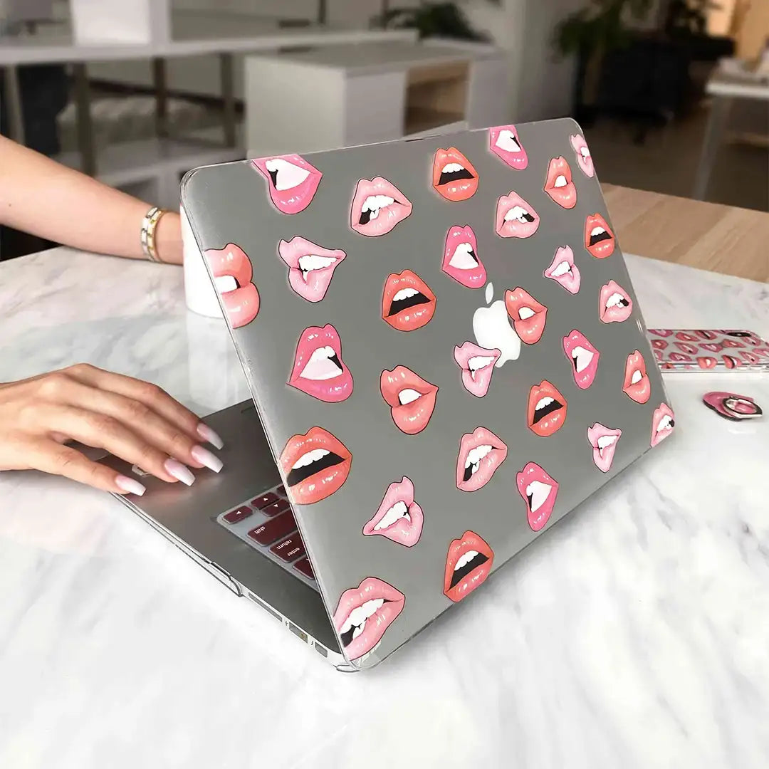 Nude Lips MacBook Case