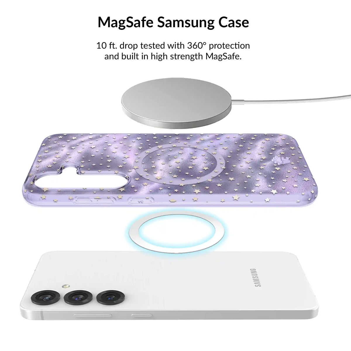 Lilac Celestial Stars Samsung Bundle Set