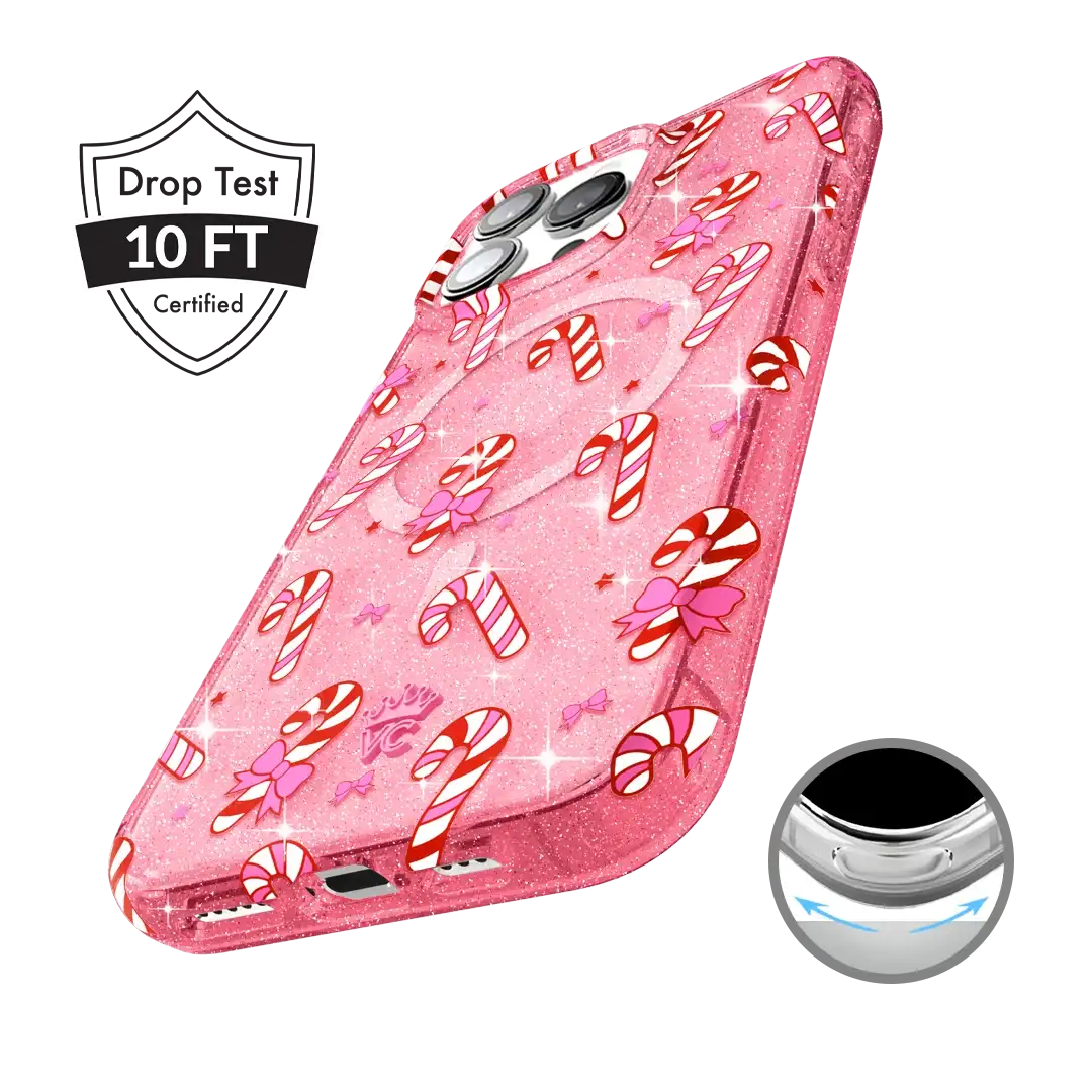 Pink Peppermint Princess iPhone Case