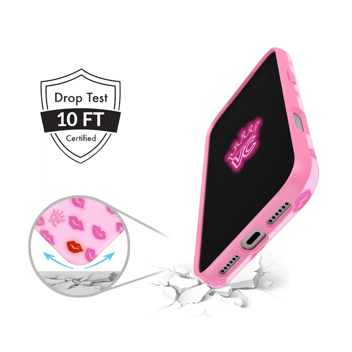 Kiss Kiss iPhone Case