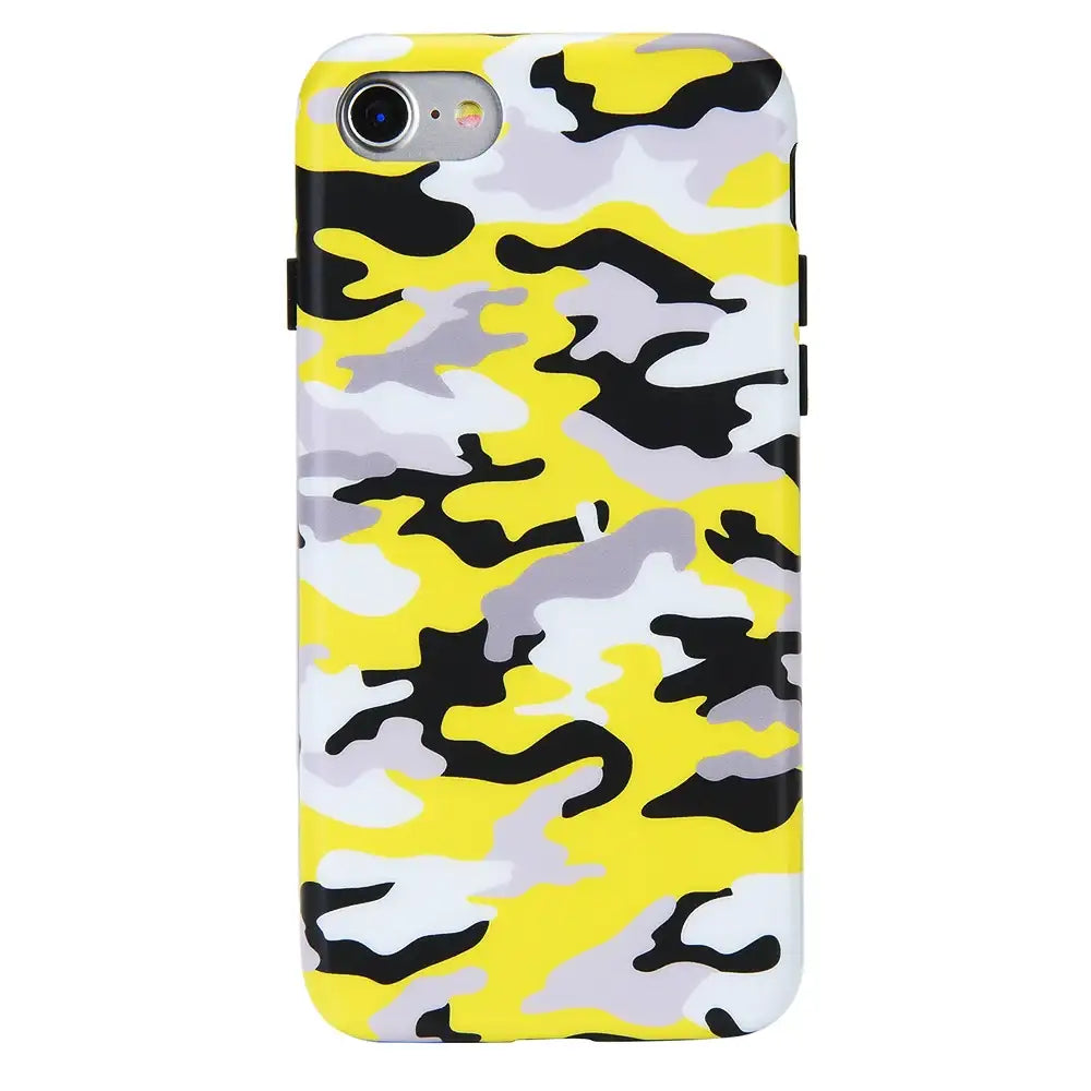 Yellow Camo iPhone Case