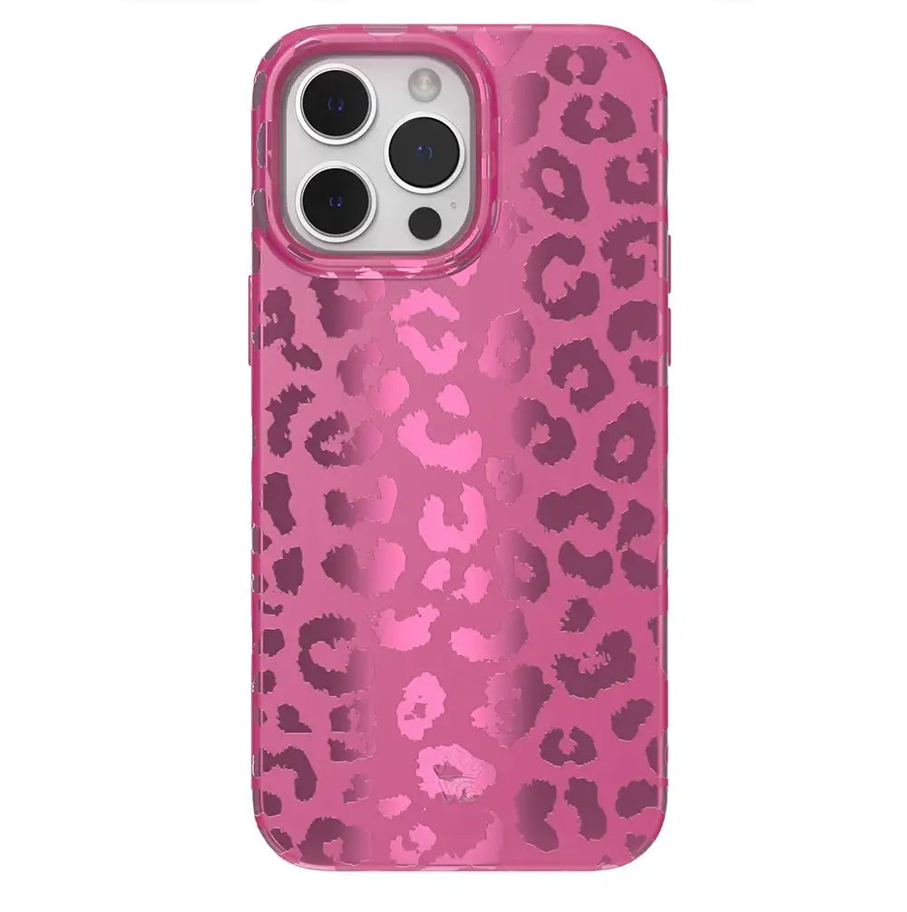 Pink Ruby Leopard iPhone Case