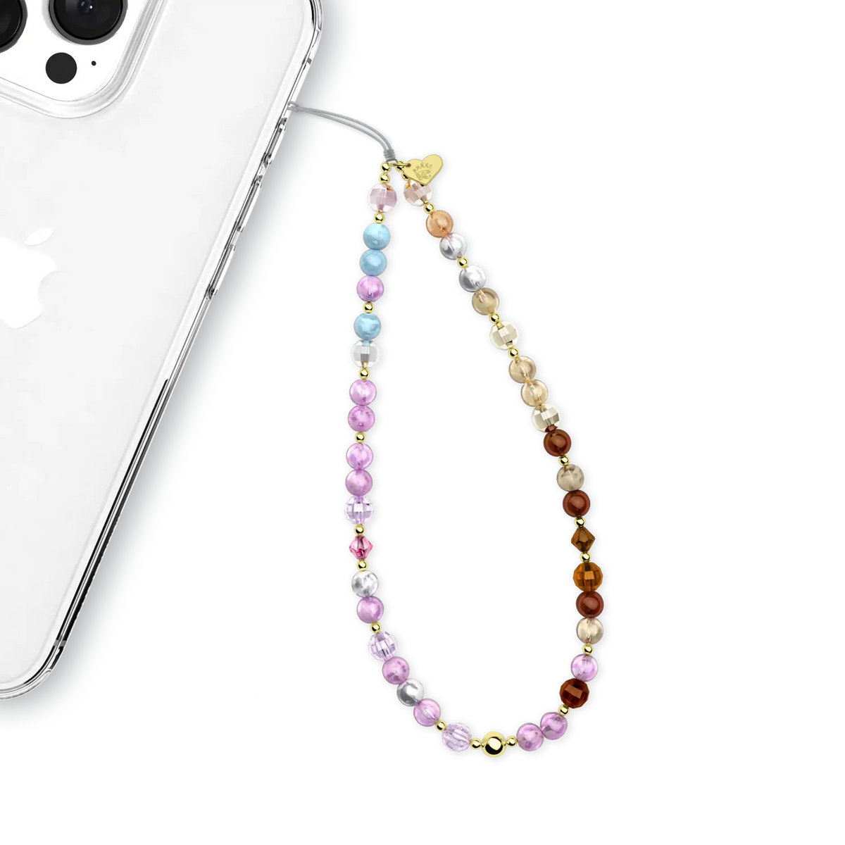 Ombre Gemstone Phone Charm
