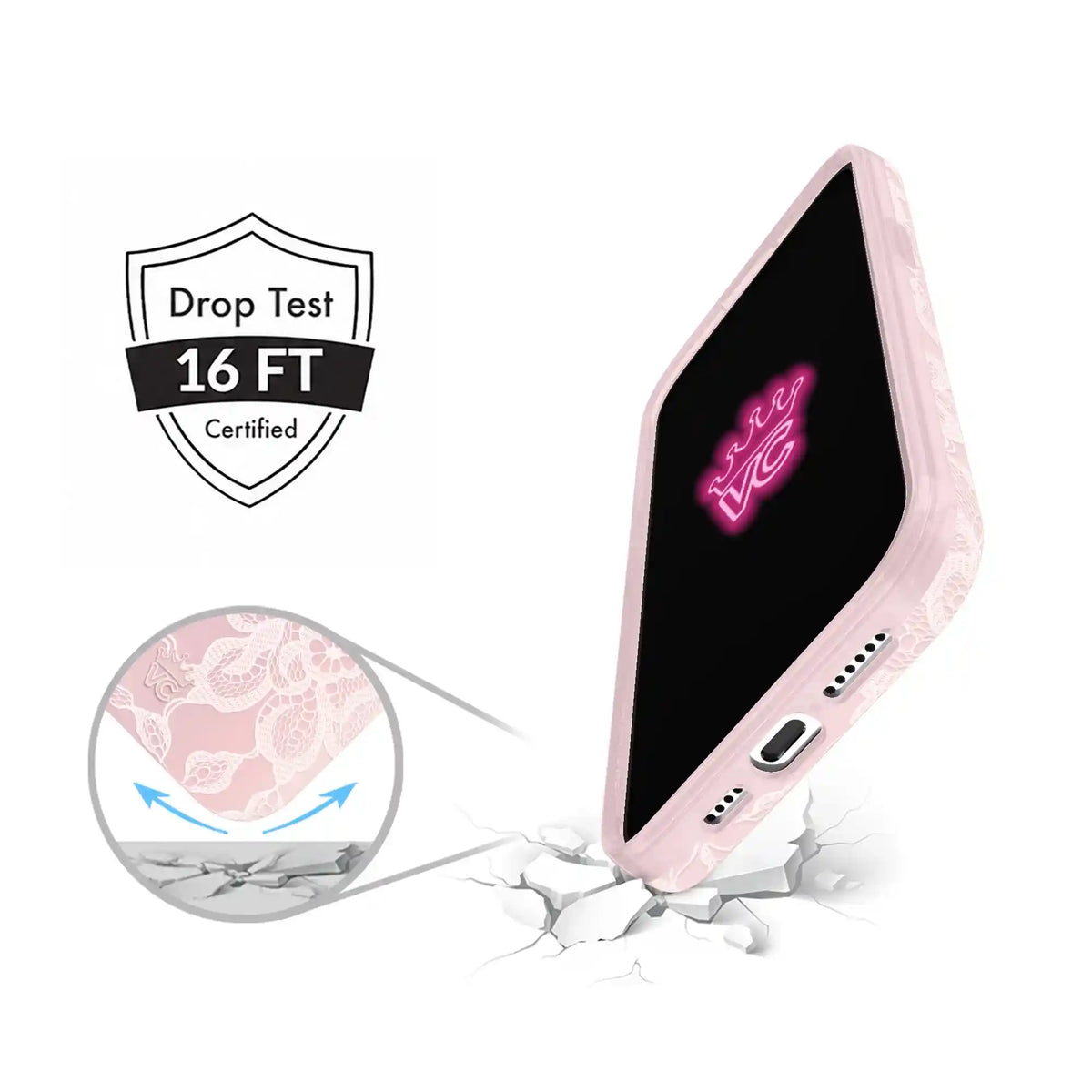 Undress Me Lace iPhone Case