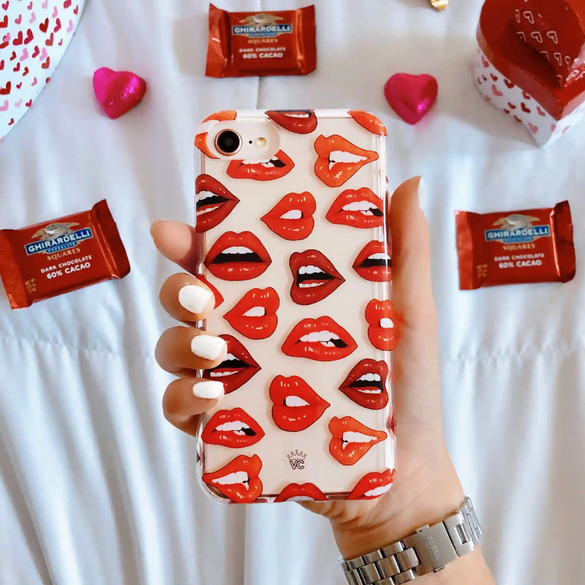 Red Lips iPhone Case